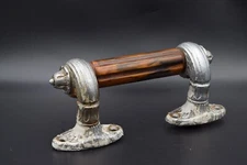 1930s ANTIQUE Bakelite Vein Rods Handle door Old VTG Bakelite Simichrome faturan