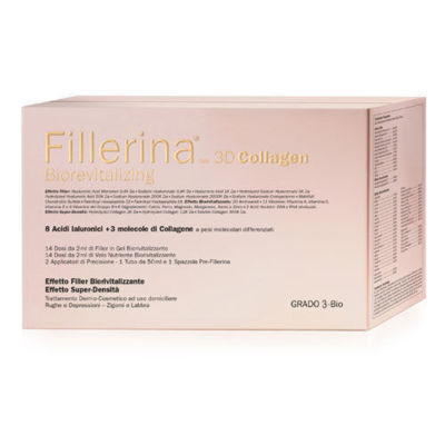 Labo Fillerina Biorevitalizing 3D Collagen Treatment Filler Face Grade 3 Bio