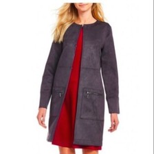 New  Women's Topper Jacket Zip Pocket H Halston Size XS MSRP$199.00