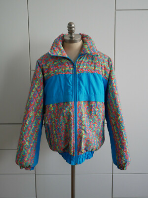 Vintage Retro Skijacke Winterjacke Übergangsjacke Jacke S M
