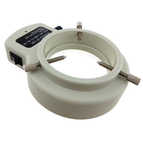 Microscopio Cámara Anillo Luz 144 piezas Iluminador LED Bombilla Ajustable Lámpara Adaptador - Imagen 9 de 11
