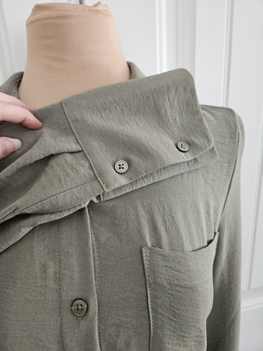 DKNY Sage Button Up Shirt Dress Size 6 - Picture 4 of 8