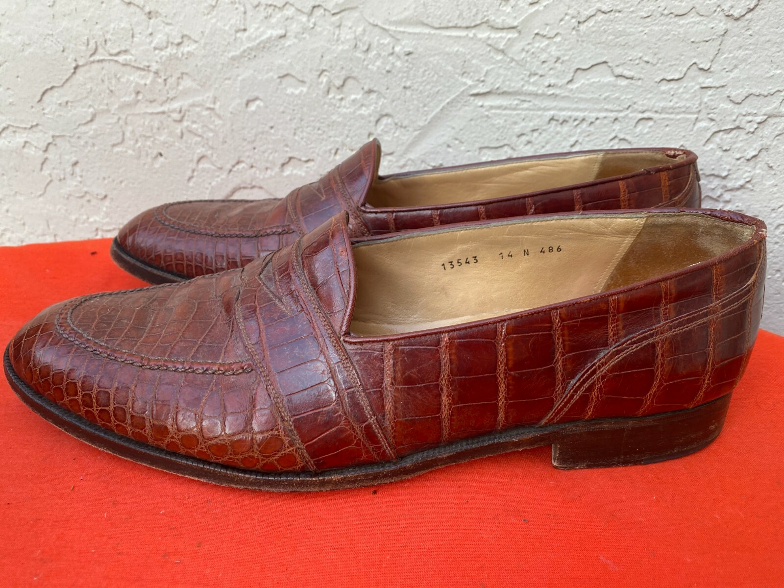 GRAVATI MENS GENUINE ALLIGATOR PENNY 