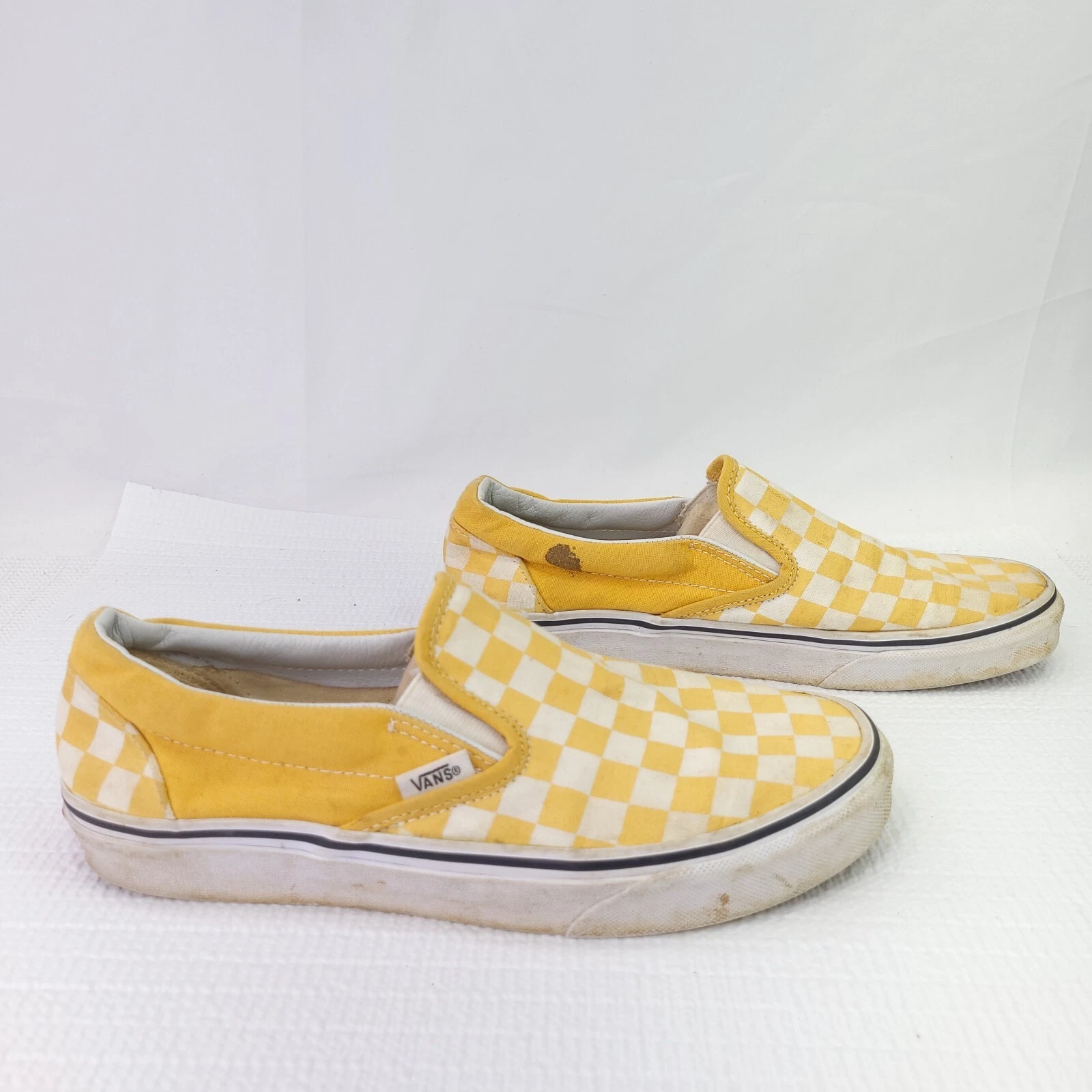 Scarpe da parete Vans Off The Wall slip on a scacchi skate scarpe da ginnastica taglia 8