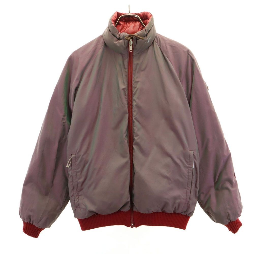 Vintage Moncler Down Jacket Size L Red 80s 90s French Asics L25  