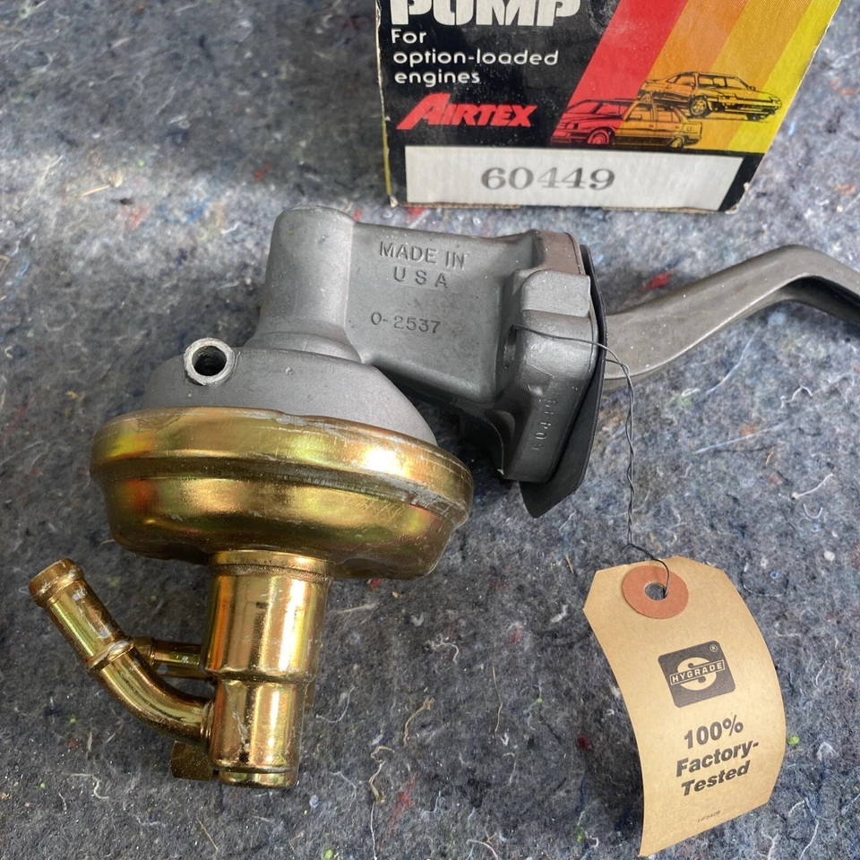 Bomba de combustible mecánica Airtex 60449 se adapta a algunas camionetas Ford 1985-1985 con 351W Foto 2 de 4