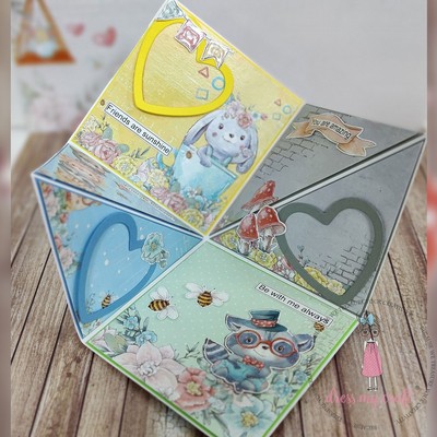 Dress My Craft Transfer Me Sheet A4-Kidland Tiles