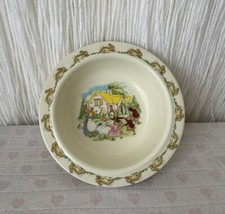 ROYAL DOULTON Bunnykins Melamine Cereal Bowl Ring O Rosies Theme Baby Bowl