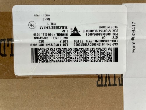 vishay lcd module pricelist