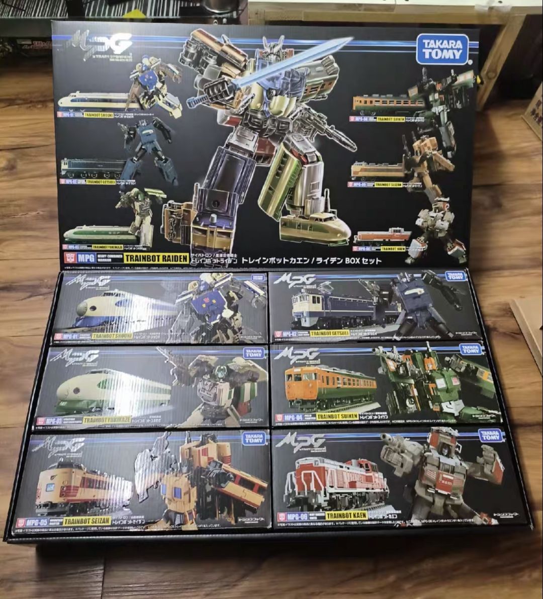6PCS TAKARA TOMY Transforming MPG MP01 02 03 04 05 06S Raiden
