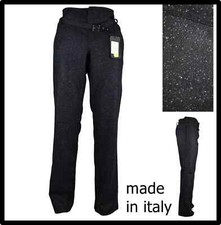 Pantaloni Uomo Invernali Eleganti Neri Pantalone Chino a Gamba Dritta 48 Bootcut