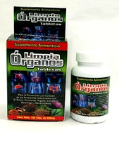 100% ORIGINAL Limpia Organos "Complete Organ Detox" 100 tabletas de 500mg