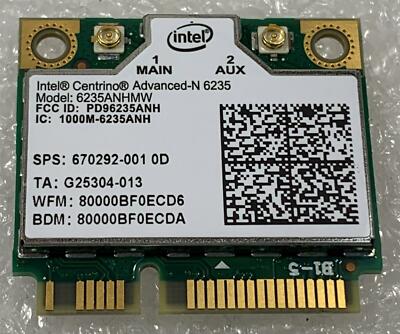 HP 670292-001 Intel Centrino Advanced-N 6235 Wifi WLAN WLAN Karte NEU
