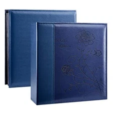 Photo Picutre Album 4x6 500 Photos Extra Large Capacity Leather Cover 