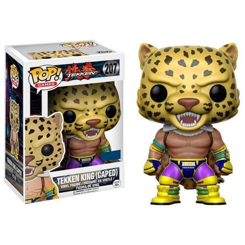 FUNKO POP GAMES TEKKEN #207 TEKKEN KING (CAPED) VINYL FIGURE~FAST