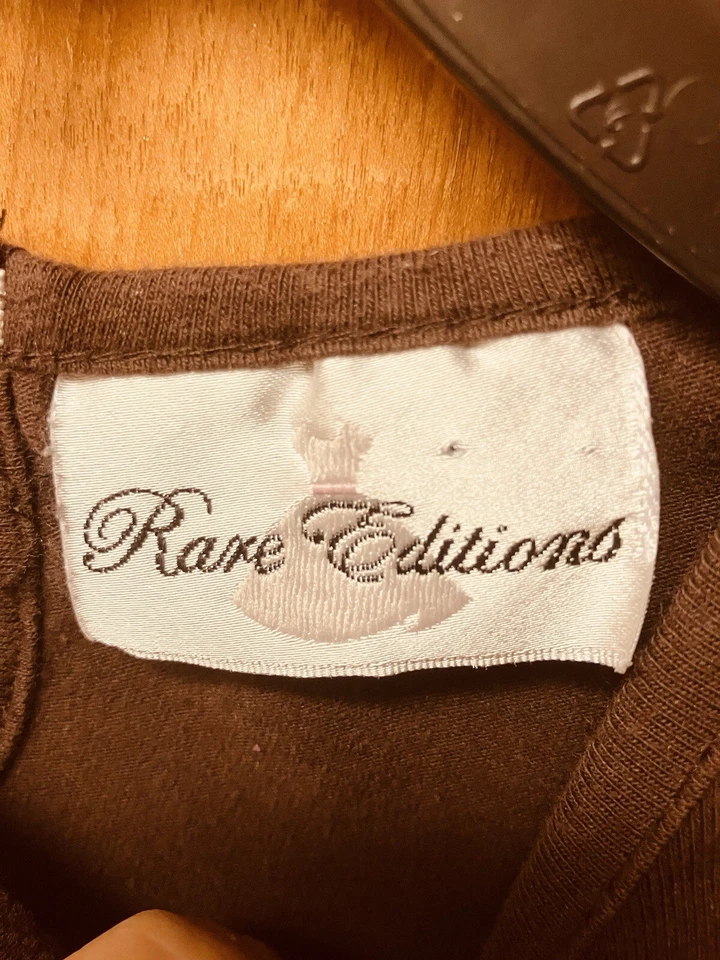 Vestido de otoño de pavo mezcla de polietileno marrón 24M para niñas Rare Editions Foto 4 de 4