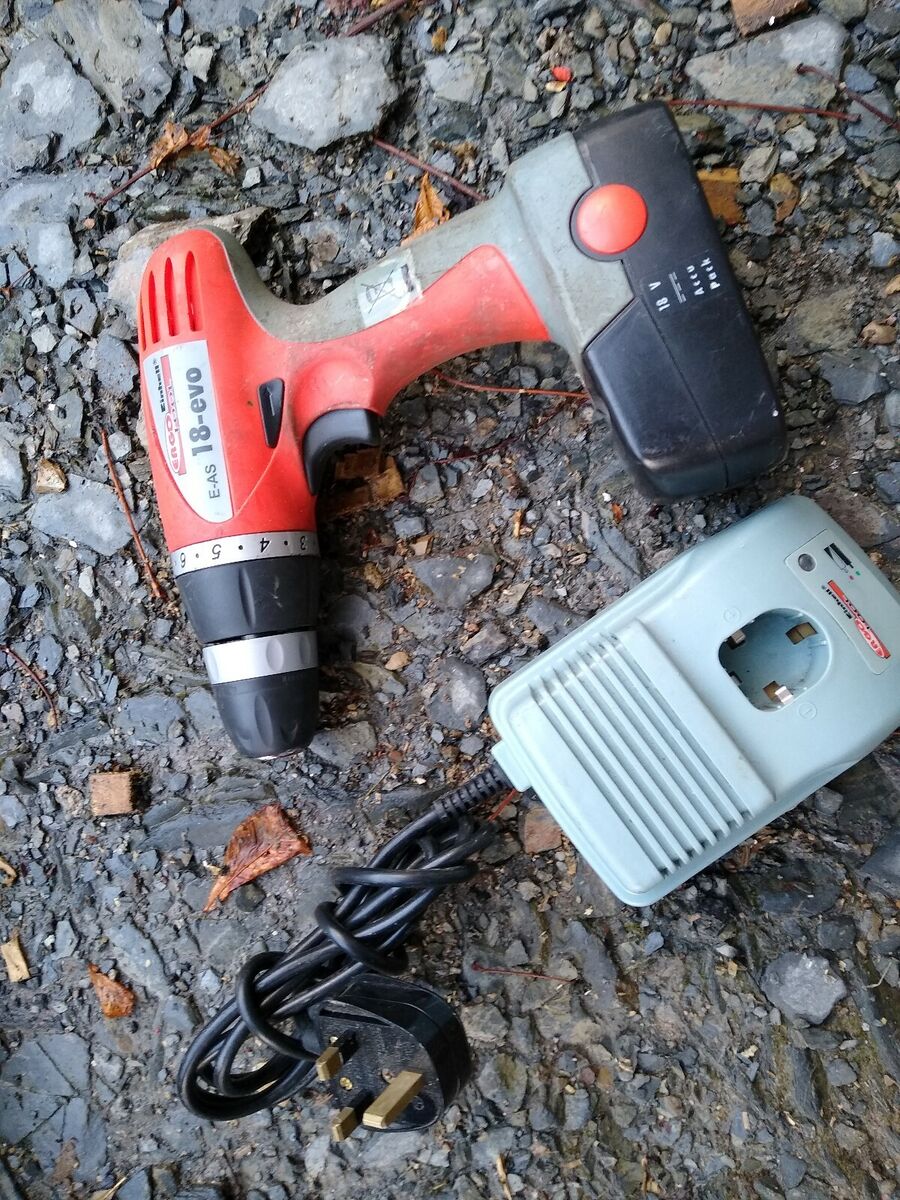 Einhell Drill ERGO tool E AS 18 evo 18V Spares Or Repairs eBay