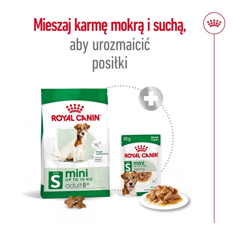 3182550831383 ROYAL CANIN Mini Adult +8 - Trockenfutter für Hunde - 2kg Royal Ca - Bild 4 von 4