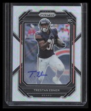 TRESTAN EBNER 2022 Prizm Football Silver Prizm Auto Chicago Bears Baylor RC