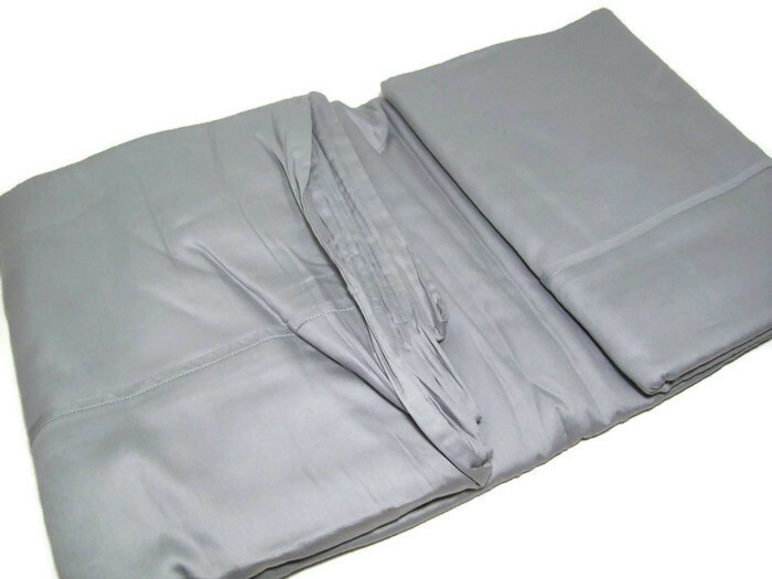 Pottery Barn Essential Gray Egyptian Cotton Duvet Cover Full Queen