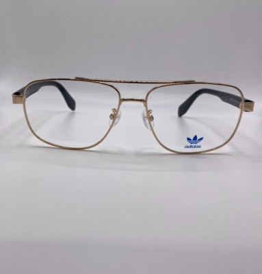 Adidas OR5024 028 Gold Black Aviator Metal Optical Eyeglasses Frame 57-15-145