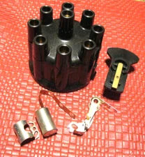 New 1959-1971 Mopar tune up kit, cap, rotor, points, condenser, USA quality!