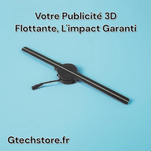 Projecteur hologramme 3D 16.5'', résolution 2000x224, LED affichage publicitaire