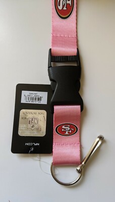 San Francisco 49ers NFL Lanyard Key Ring – Official Team Colors, Jerry Rice Player Detail, 23 Inch