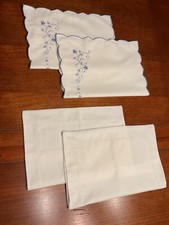 Vintage 2 Sets of 2 4 Baby Pillows cases/shams VGUC