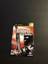 rainbow six lockdown xbox Manual Only