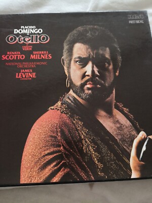 OTELLO - Placido DOMINGO, SCOTTO, MILNES, JAMES LEVINE NPO 3 x Vinyl LP Box SET
