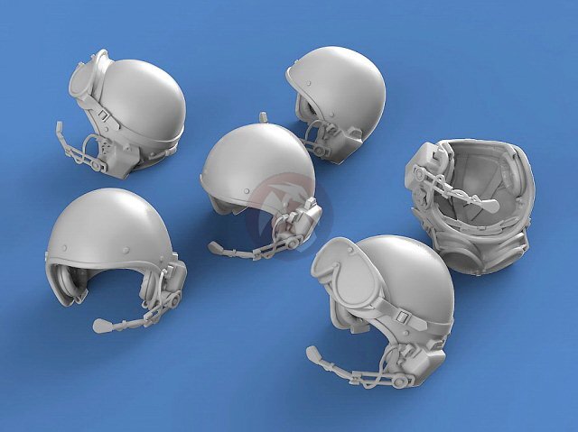 ラパフェ ミニハット Royal Model 1/35 Israeli IDF Type 601 CVC AFV Crew Helmets (6