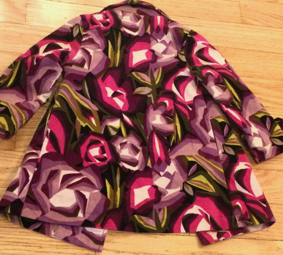 MISSONI FOR TARGET Size M 1824 Months Velvety Jacket Coat Floral