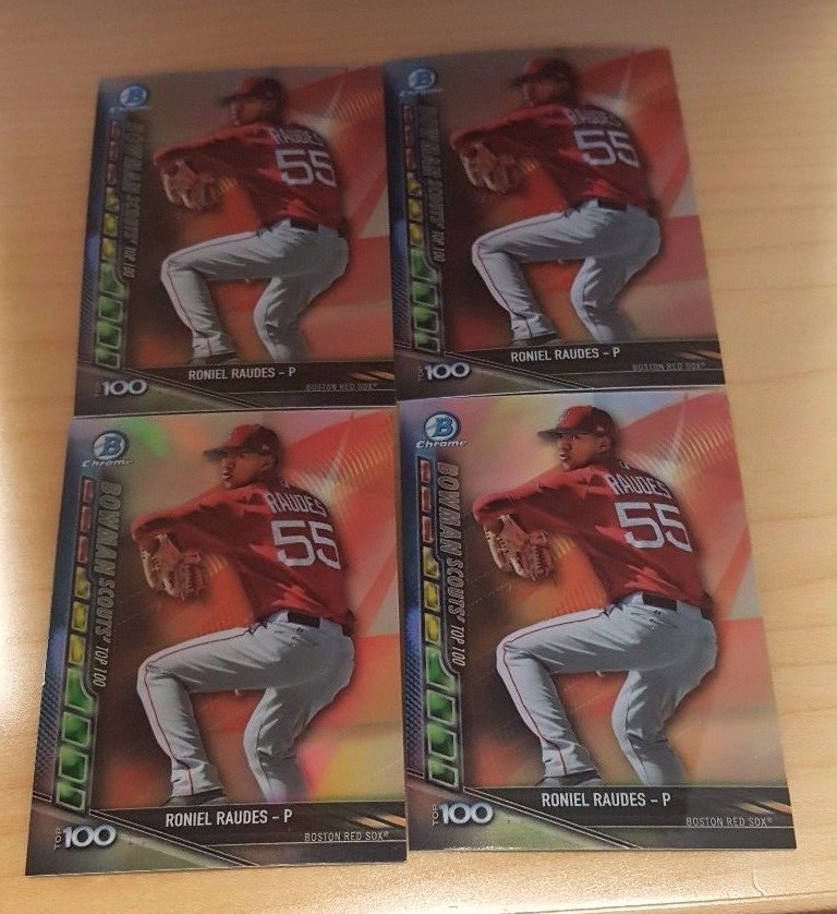 много карт 2017 Bowman Chrome Roniel