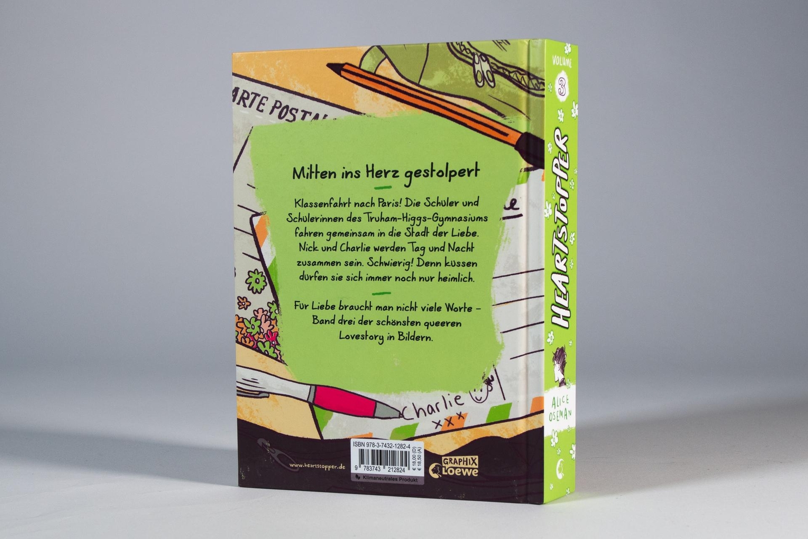 Thumbnail - Alice Oseman Heartstopper Volume 3 (deutsche Hardcover-ausgabe)