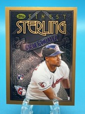 2023 Topps Finest Flashbacks #88 - OSCAR GONZALEZ - RC - Cleveland Guardians