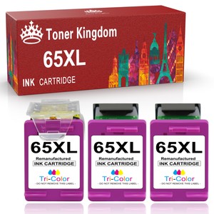 3x Color Ink for HP 65 XL Deskjet 2600 2620 2635 2636 2652 ENVY 5000 5014 5032 | eBay