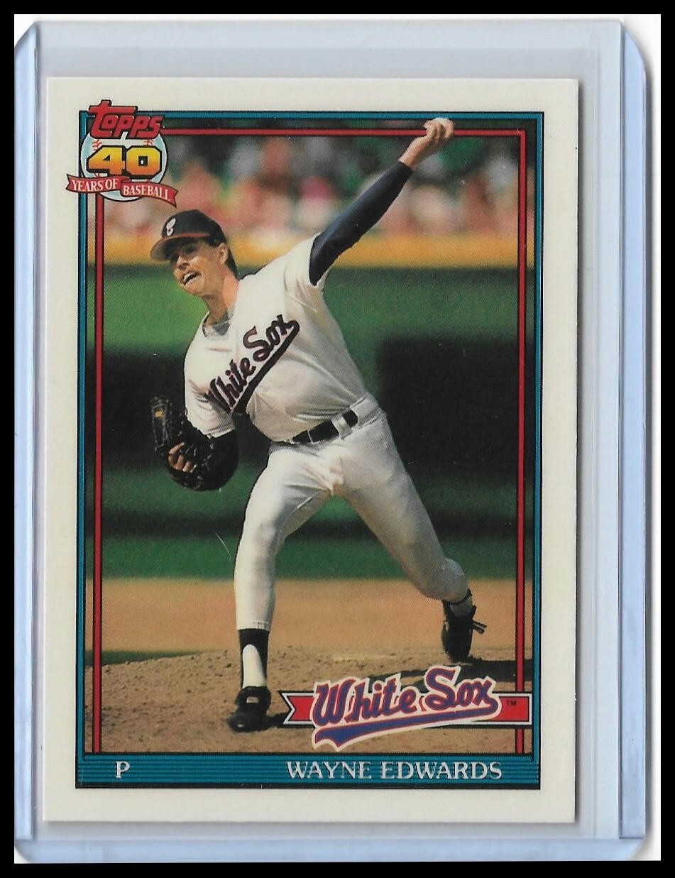 1991 Topps Tiffany - Wayne Edwards #751