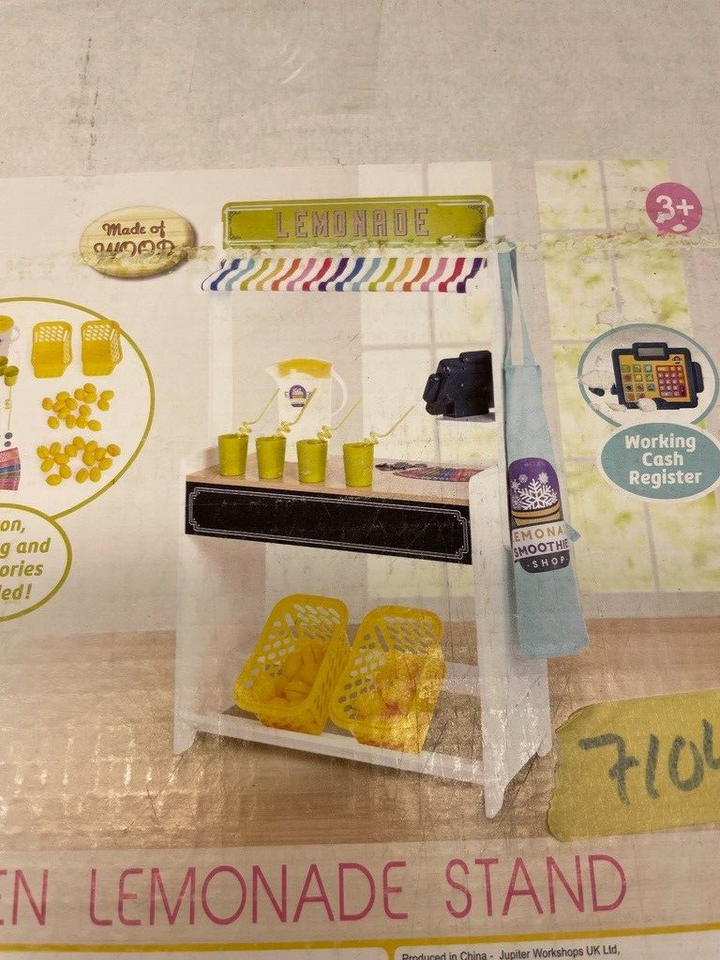 Jupiter Wooden Lemonade Stand 3yrs + Imagine (see descr