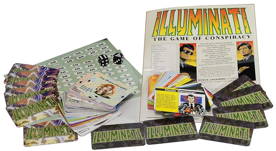 Illuminati 2nd Edition The Game Of Conspiracy Steve Jackson Games SJG 1387 Card - Image 3 of 4