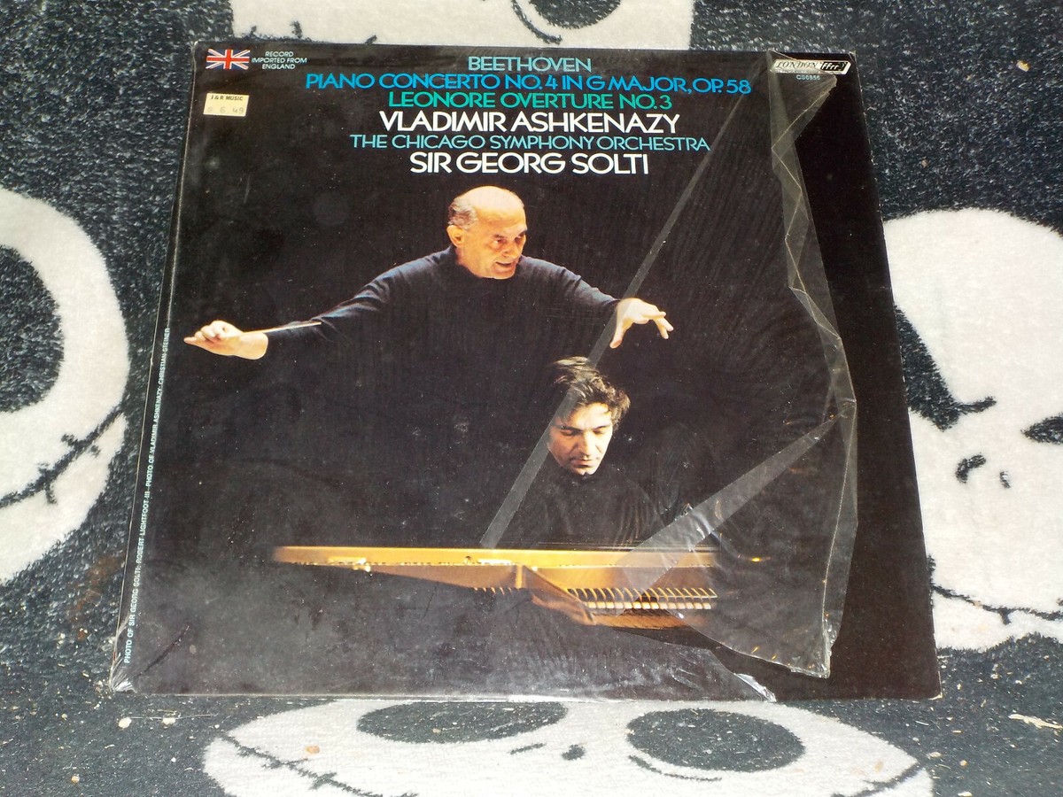 Vladimir Ashkenazy Beethoven Piano Concerto no 4 LP Record Free