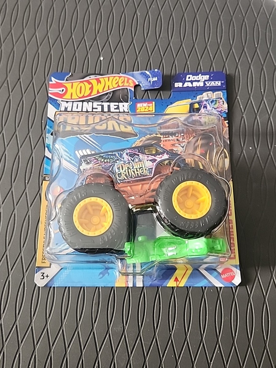 ミニカー Hot Wheels Party Crusher Monster Trucks Hot Wheels Monster Truck 1:64 Crasher - Black/Blue for sale