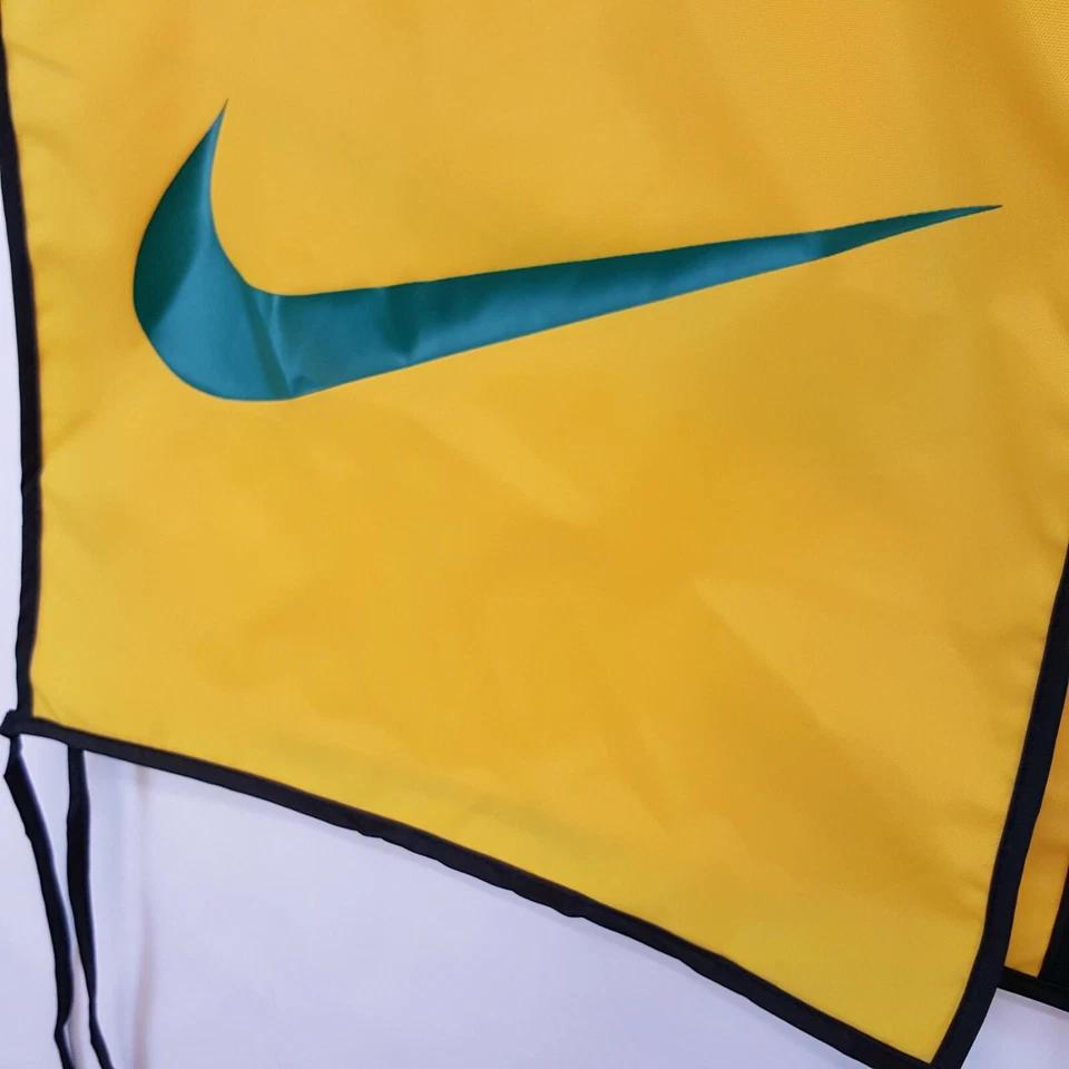 Camiseta sin mangas Nike oficial Race babero números señal de seguridad singlete talla única amarilla pre Foto 2 de 4