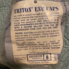 triton end caps hi spec aquarium lighting for use with 1 1/2" Fluorescent tubes