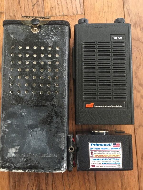 TR 720 Communications Specialists airband handheld transceiver