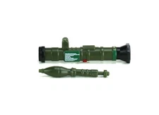 AT-4 Anti-Tank Recoilless Rifle Rocket Launcher with toy brick minifigures army