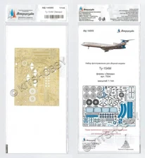 Microdesign 1/144 Tupolev Tu-154 Photo Etch Details Set