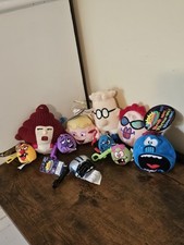 Vtg SILLY SLAMMERS Lot Nfl Panther Keychains 10 Total 3 Talk Others Not Working