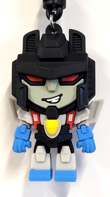 3D Foam Figural Key Chain Clip Blind Bag Transformers Series 1 Starscream
