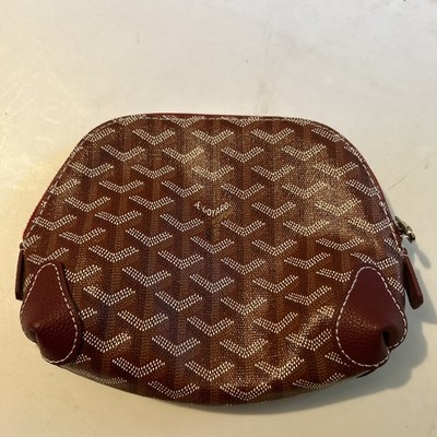 GOYARD ポーチ ボルドー　美品 Goyard Cosmetic Pouch Unisex Bag Burgundy VENDOTPMLTY33CL33P